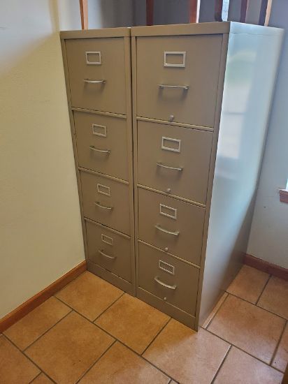 Picture of 4dr. letter size 15w x 25d x 52h Tan Non Locking