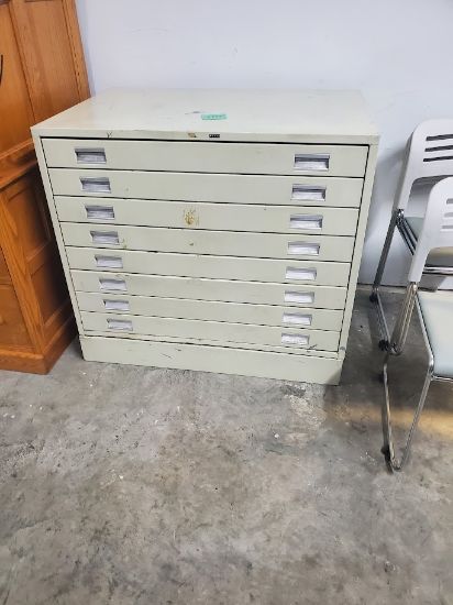 Picture of 8 Drawer Flat File 40"w x 27"d x 36"h