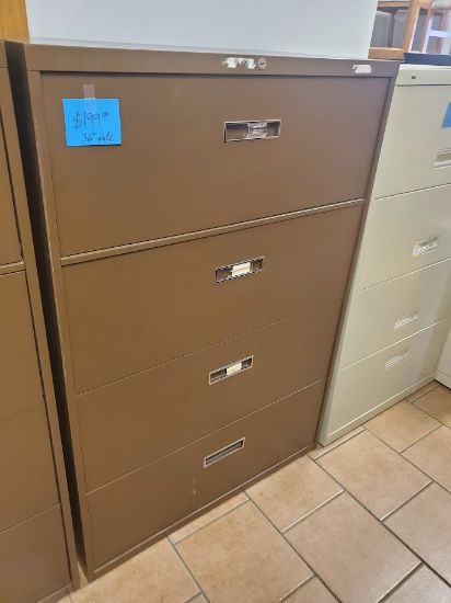 Picture of Steelcase 4dr Lateral  36"wide Brown