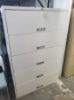 Picture of Steelcase 5dr Lateral  42"wide Light Grey Locking w/key