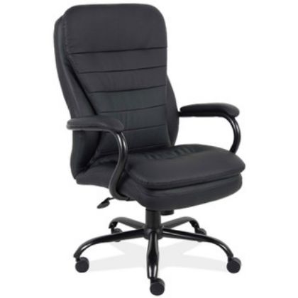 Picture of OfficeSource | Big & Tall | Big and Tall Executive High Back with Black Frame