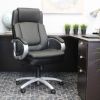 Picture of OfficeSource | Big & Tall | Executive Chair with Silver Heavy Duty Metal Base