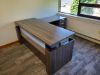 Picture of L Shaped Sit Stand Desk with Drawers and Reversible Return