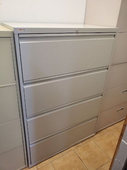 Picture of Alera 4dr Lateral  36w x 53h x 19d Light Grey