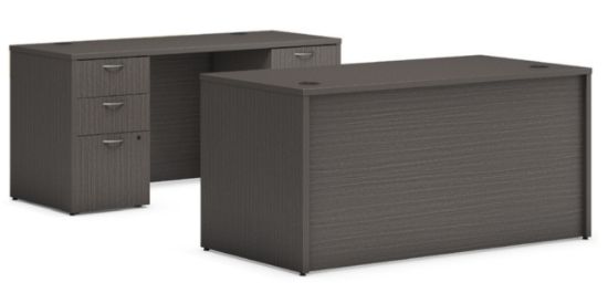 Picture of HON Mod 36x72 Desk/24x72 Credenza Set  
