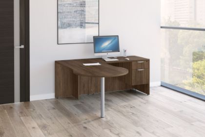 Picture of PREMIERA PL Laminate Series Q Top L Shaped Desk 71" x 71"