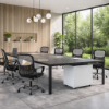 Picture of Ergonomic Mid Back Mesh Office Chair with Lumbar Support,