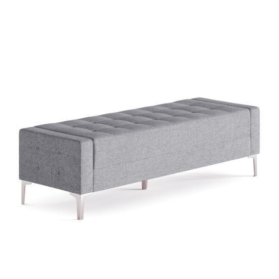 Picture of OfficeSource Draper Bench with Metal Legs-Discontinued