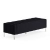 Picture of OfficeSource Draper Bench with Metal Legs-Discontinued