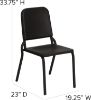 Picture of Flash Furniture HERCULES Series Black High Density Stackable Melody Band/Music Chair