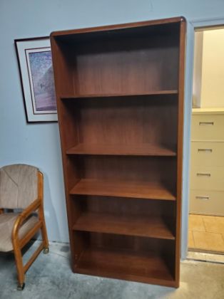 Picture of Wood Bookcase 81h x 14d x 38w