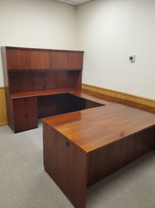 Picture of Kimball U Unit Desk with hutch 72x106x72 