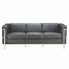 Picture of OfficeSource Madison Sofa with Chrome Frame