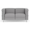 Picture of OfficeSource Madison Loveseat with Chrome Frame 