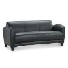 Picture of OfficeSource Manhattan Sofa with Black Wood Legs