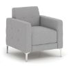 Picture of OfficeSource Draper Club Chair with Metal Legs-Discontinued