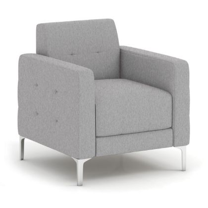 Picture of OfficeSource Draper Club Chair with Metal Legs-Discontinued