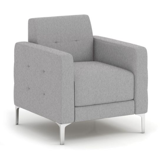 Picture of OfficeSource Draper Club Chair with Metal Legs-Discontinued