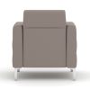 Picture of OfficeSource Draper Club Chair with Metal Legs-Discontinued