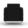 Picture of OfficeSource Draper Club Chair with Metal Legs-Discontinued