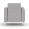 Picture of OfficeSource Draper Club Chair with Metal Legs-Discontinued