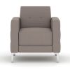 Picture of OfficeSource Draper Club Chair with Metal Legs-Discontinued