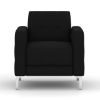 Picture of OfficeSource Draper Club Chair with Metal Legs-Discontinued