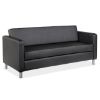 Picture of OfficeSource Define Sofa with Silver Metal Legs