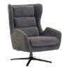 Picture of OfficeSource | Lincoln | High Back Upholstered Swivel Lounge Chair