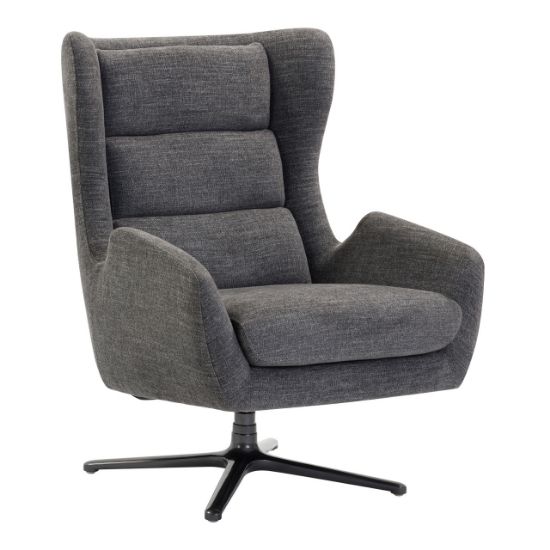 Picture of OfficeSource | Lincoln | High Back Upholstered Swivel Lounge Chair