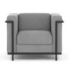 Picture of OfficeSource | Framed | Club Chair with Matte Black Metal Frame