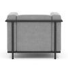 Picture of OfficeSource | Framed | Club Chair with Matte Black Metal Frame