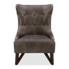 Picture of OfficeSource | Remington | Wingback Upholstered Lounge Chair Toffee