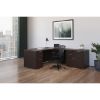 Picture of Bow Front L Shaped Desk - PL Laminate