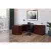 Picture of Bow Front L Shaped Desk - PL Laminate