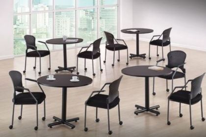 Picture of Round Table with Metal Base