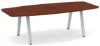 Picture of Boat Shape Conference Table with Metal Legs