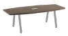 Picture of Boat Shape Conference Table with Metal Legs