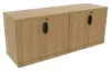 Picture of Double Storage Cabinet Credenza with Locking Doors and Adjustable Shelves