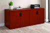 Picture of Double Storage Cabinet Credenza with Locking Doors and Adjustable Shelves