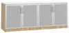 Picture of Office Storage Credenza with Glass Doors