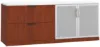 Picture of Office Storage Credenza with Glass Doors and File Drawers