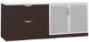 Picture of Office Storage Credenza with Glass Doors and File Drawers