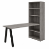 Picture of Desk and Bookcase Combo-71"h 
