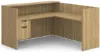 Picture of Executive L Shaped Reception Desk with Transaction Counter, Drawers and Locking Storage