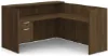 Picture of Executive L Shaped Reception Desk with Transaction Counter, Drawers and Locking Storage