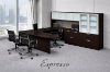 Picture of U-Shaped Executive Peninsula Desk with Hutch & Lateral File Storage
