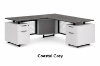 Picture of Modern L-Shaped Desk with Drawers – Industrial Office Desk with Storage