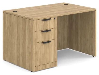 Picture of Small Home Office Desk with Storage – Compact Desk for Modern Workspaces