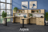 Picture of  2 Person Height Adjustable Desk with Optional Drawers